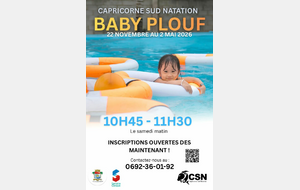 Lancement de l'activité BABY PLOUF, Saison 2025/2026